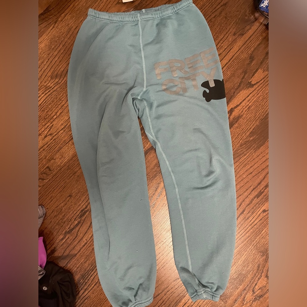 Blue FreeCity super fluff lux sweatpants